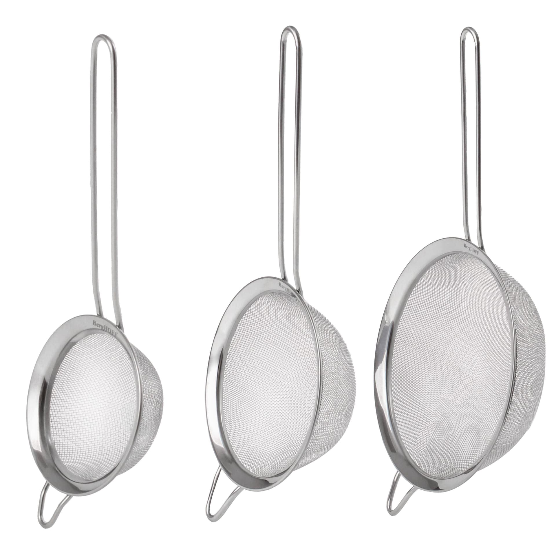 18/8 Stainless steel 3pc Strainer Set