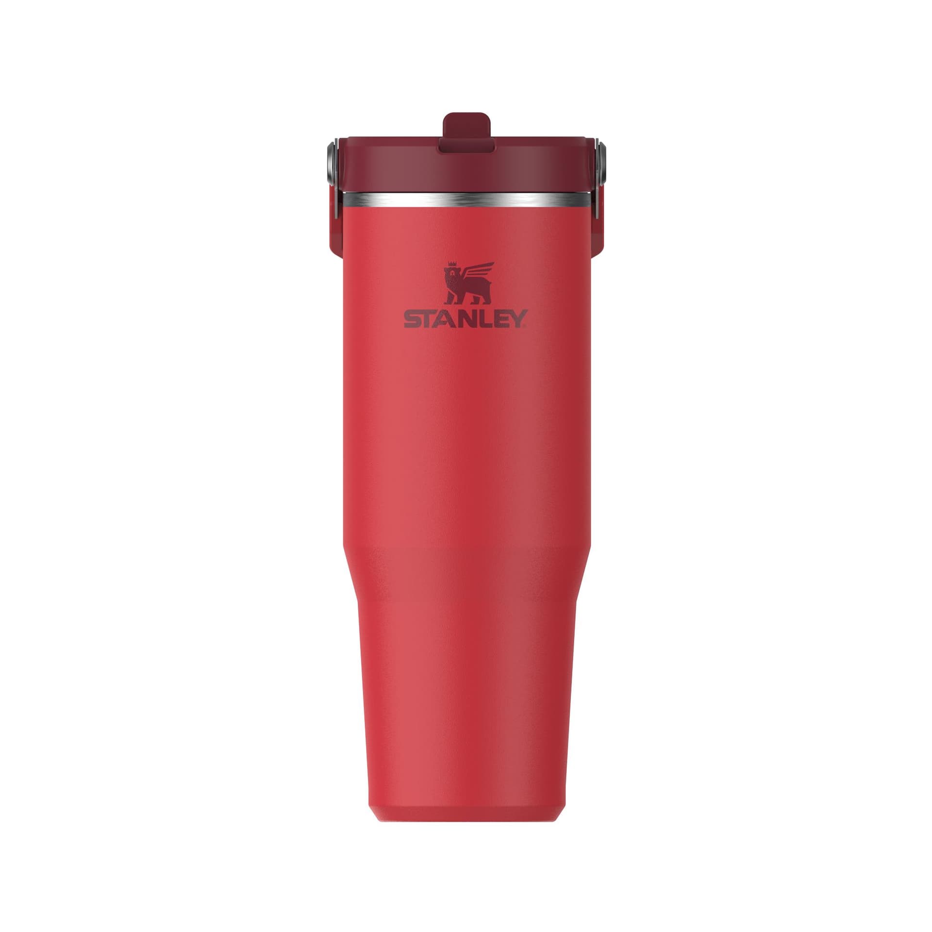 The IceFlow Flip Straw Tumbler 30oz - Chili Red