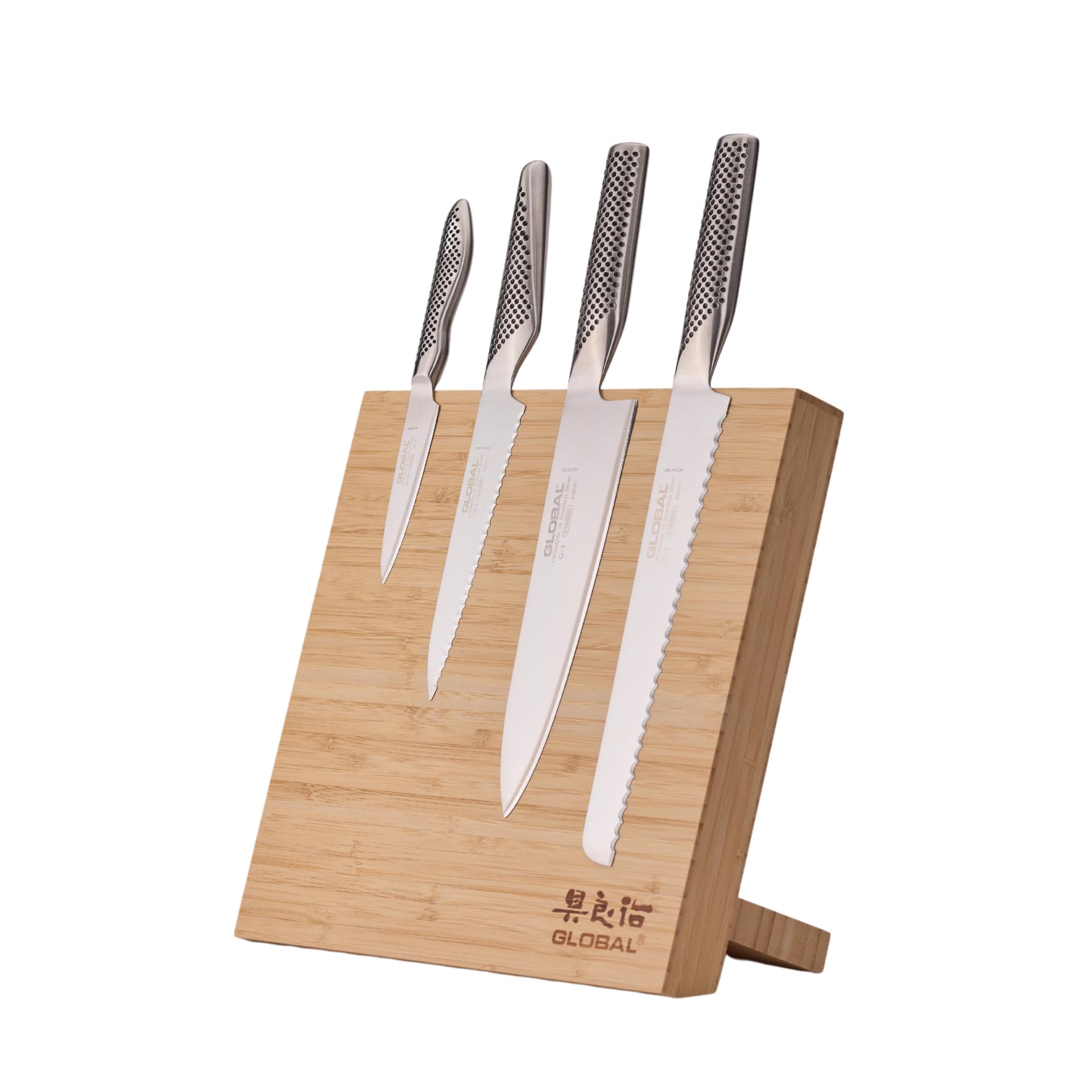 Bitoku 5-Piece Knife Easel Set