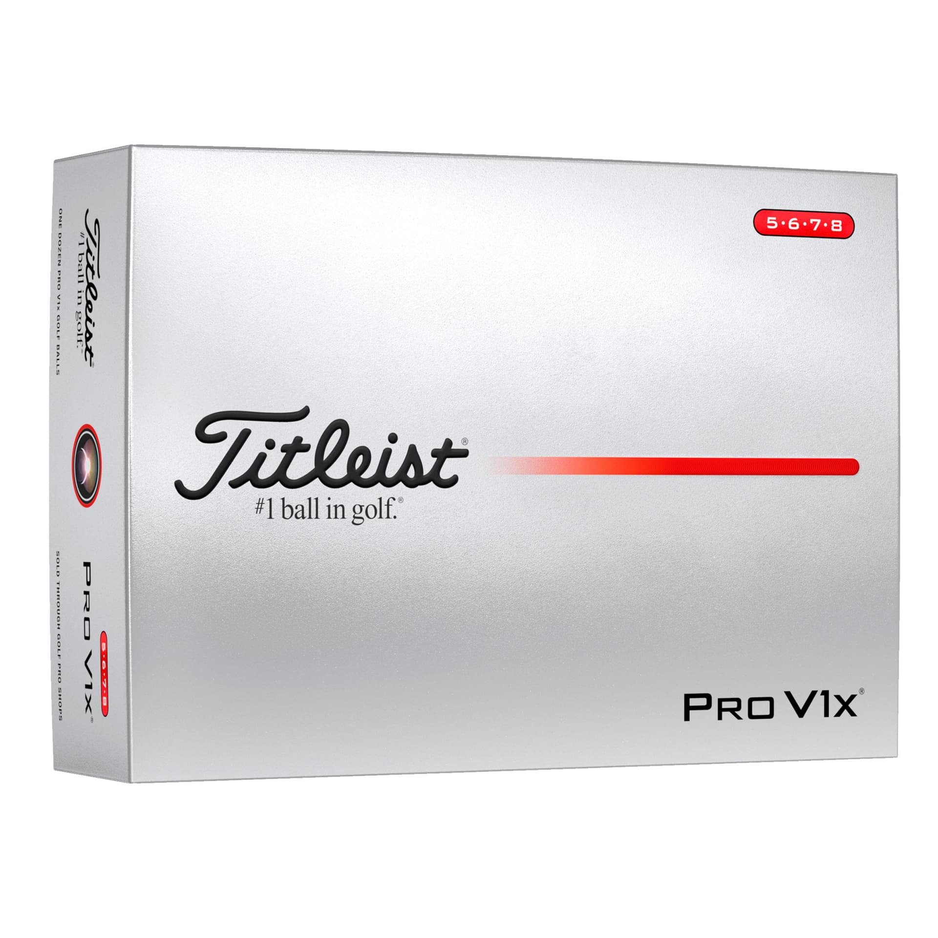 Titleist 2025 ProV1x High Number Golf Balls - 1 Dozen