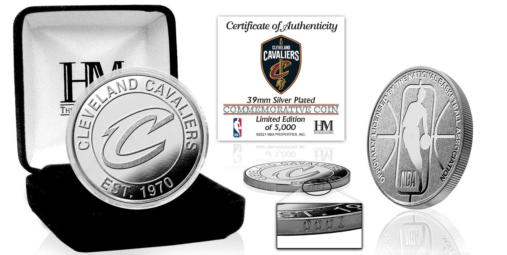 Cleveland Cavaliers Silver Coin