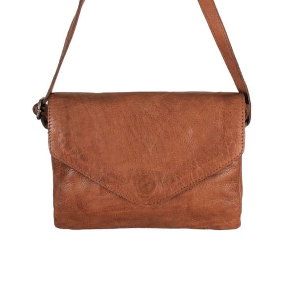 Harbor Leather Crossbody Cognac