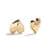 Mallory Chunky Heart Earrings