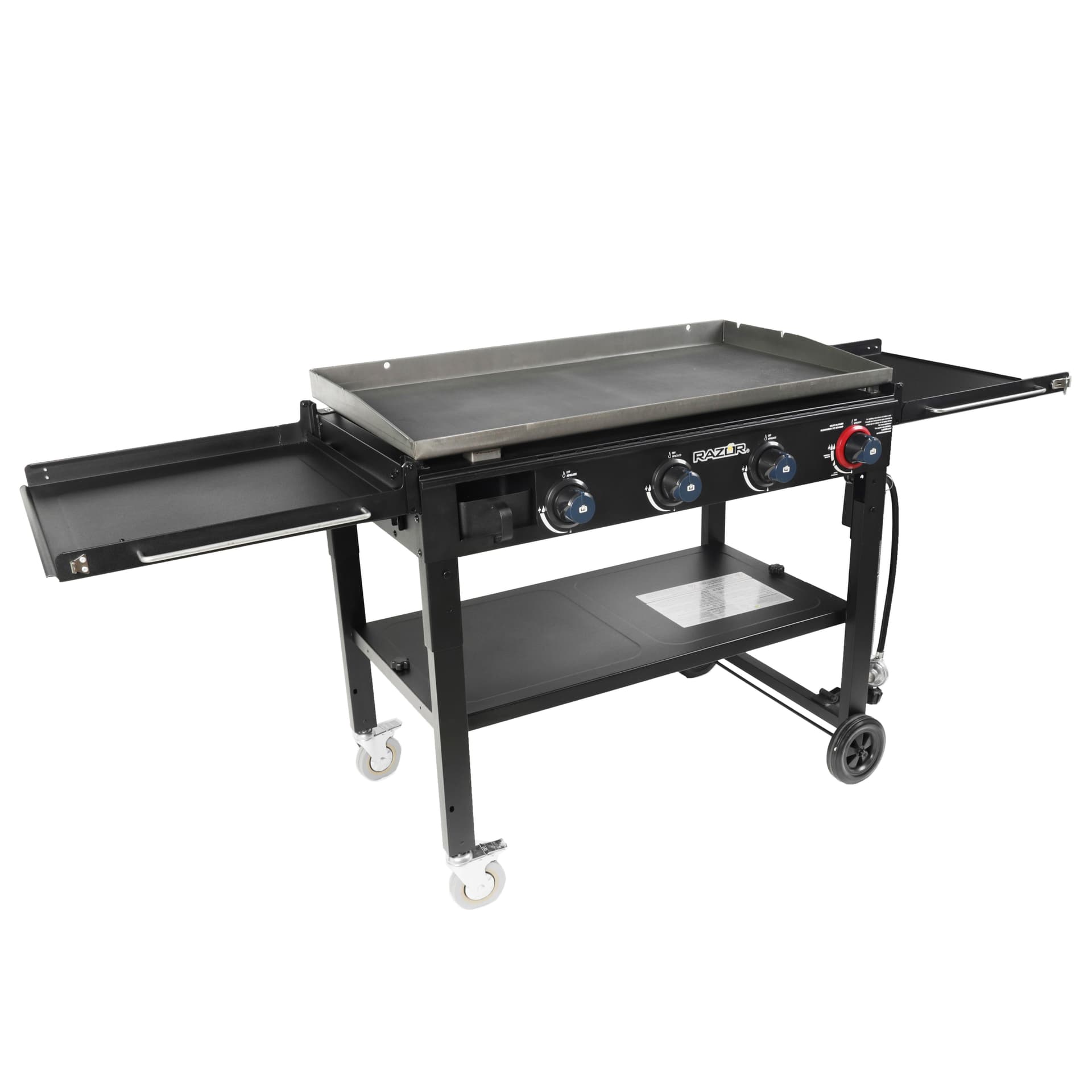 Razor 4-Burner Griddle w/Folding Shelves
