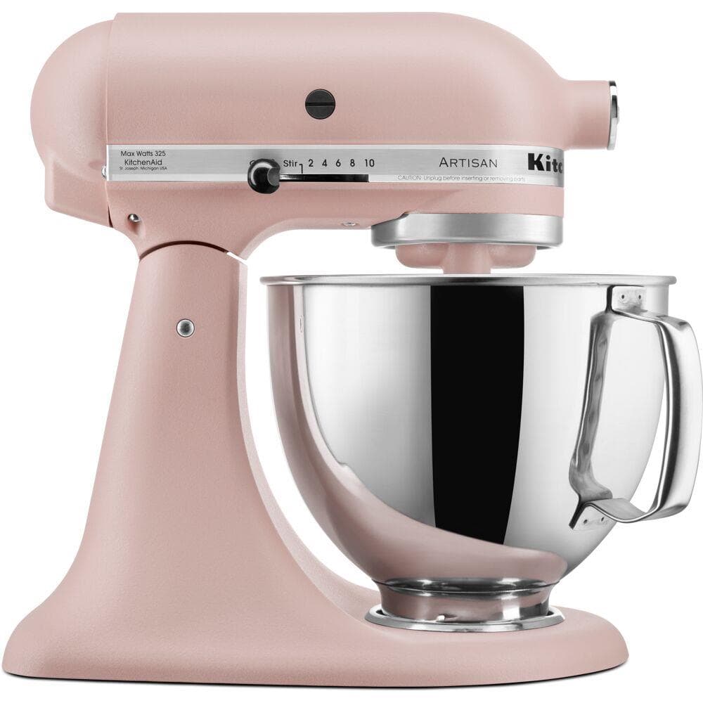 Artisan Series 325-Watt Tilt-Back Head Stand Mixer in Feather Pink
