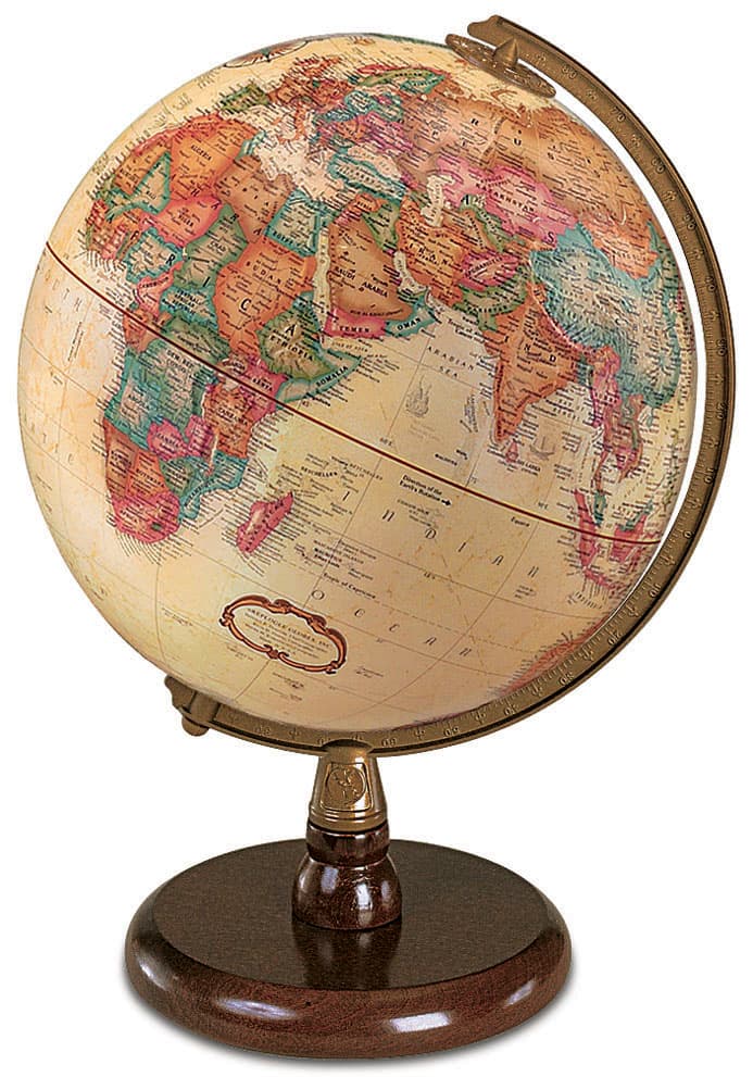 Quincy Antique Eco Friendly Globe