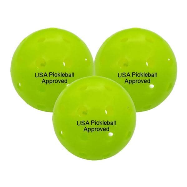 Engage Tour Outdoor Pickleball - Neon 3-pack