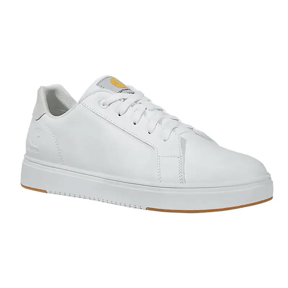 Carhartt Women's Detroit Leather Sneaker-White-10
