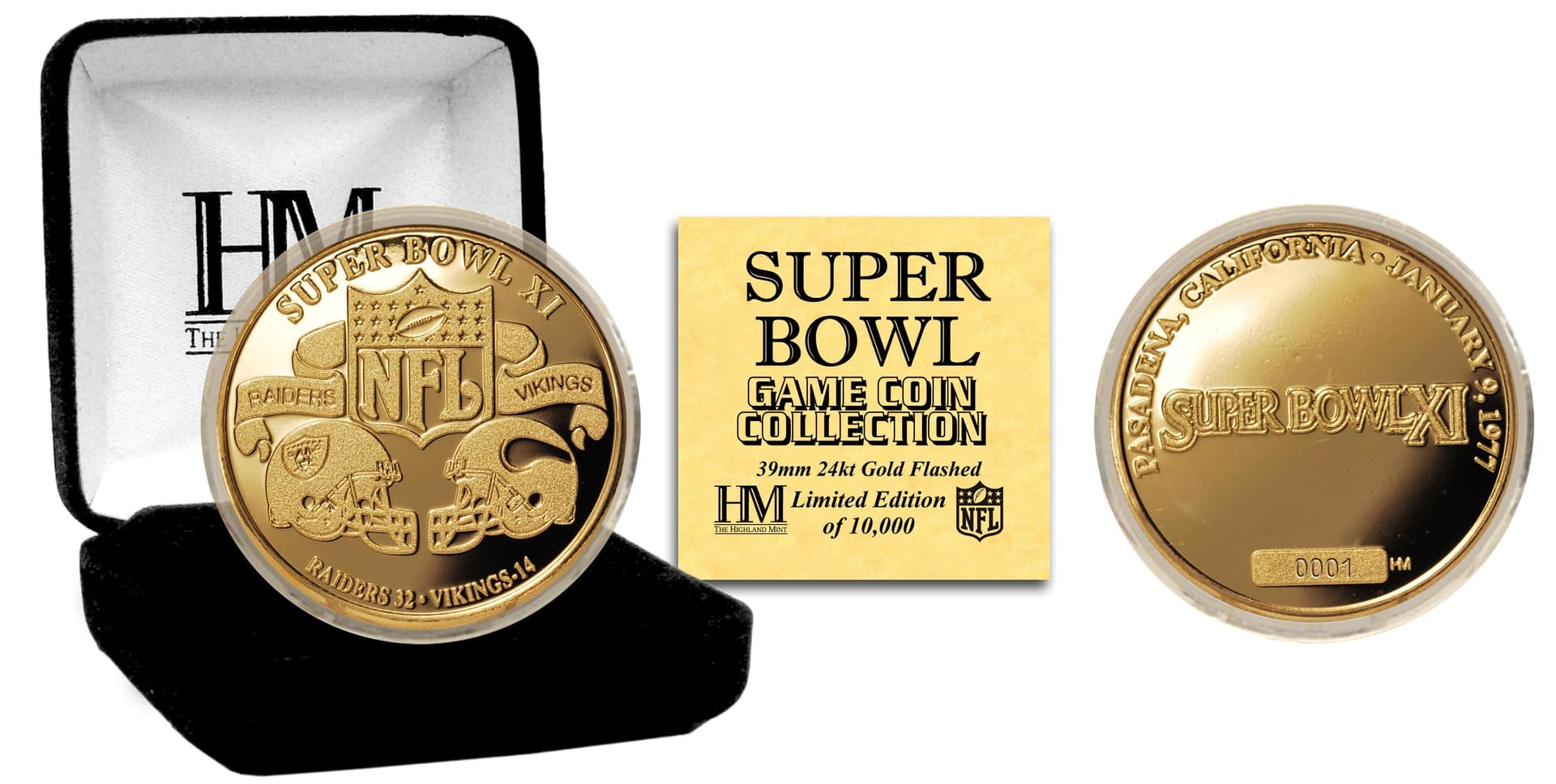 Super Bowl XI Flip coin