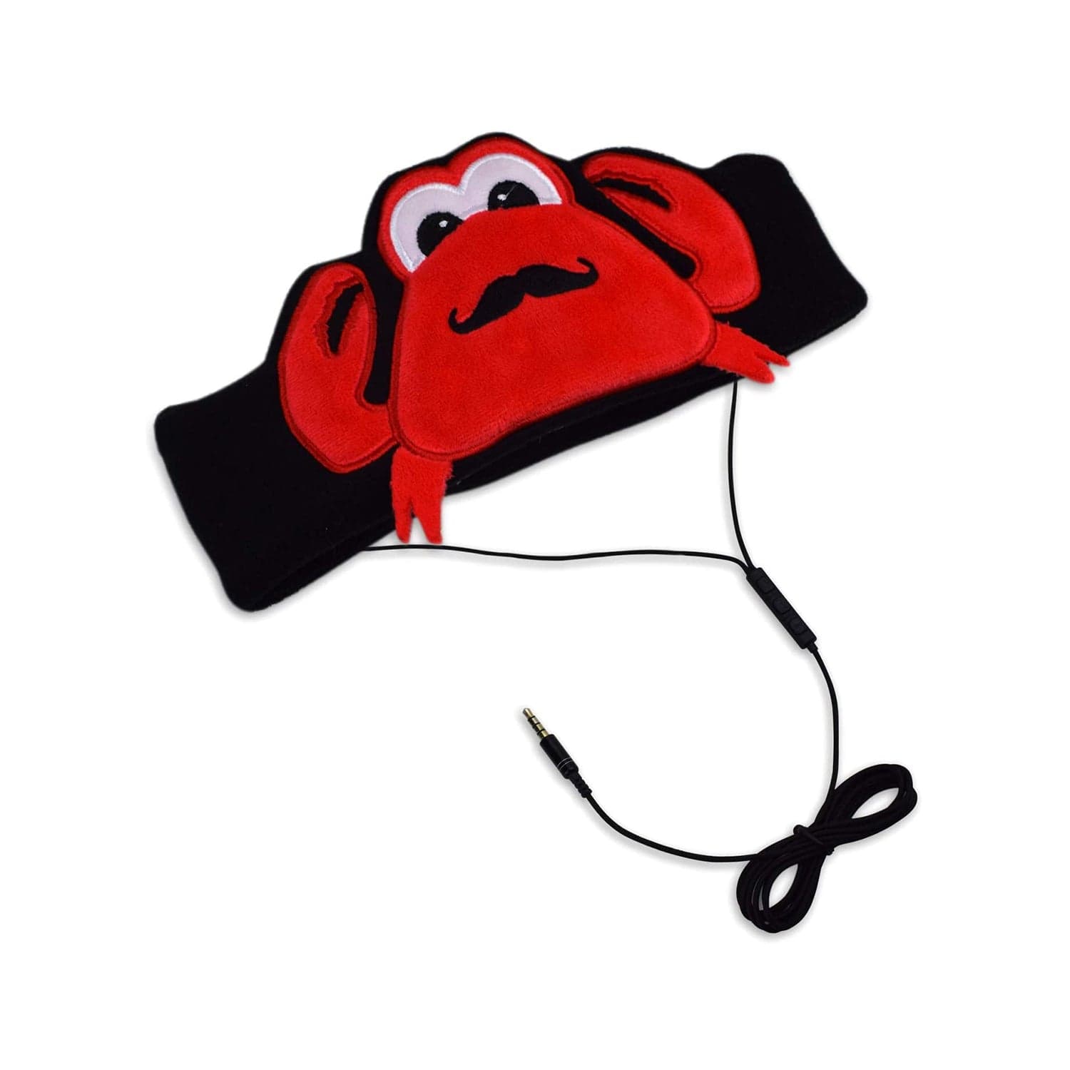H1 Adjustable Fleece Headband Headphones Crab