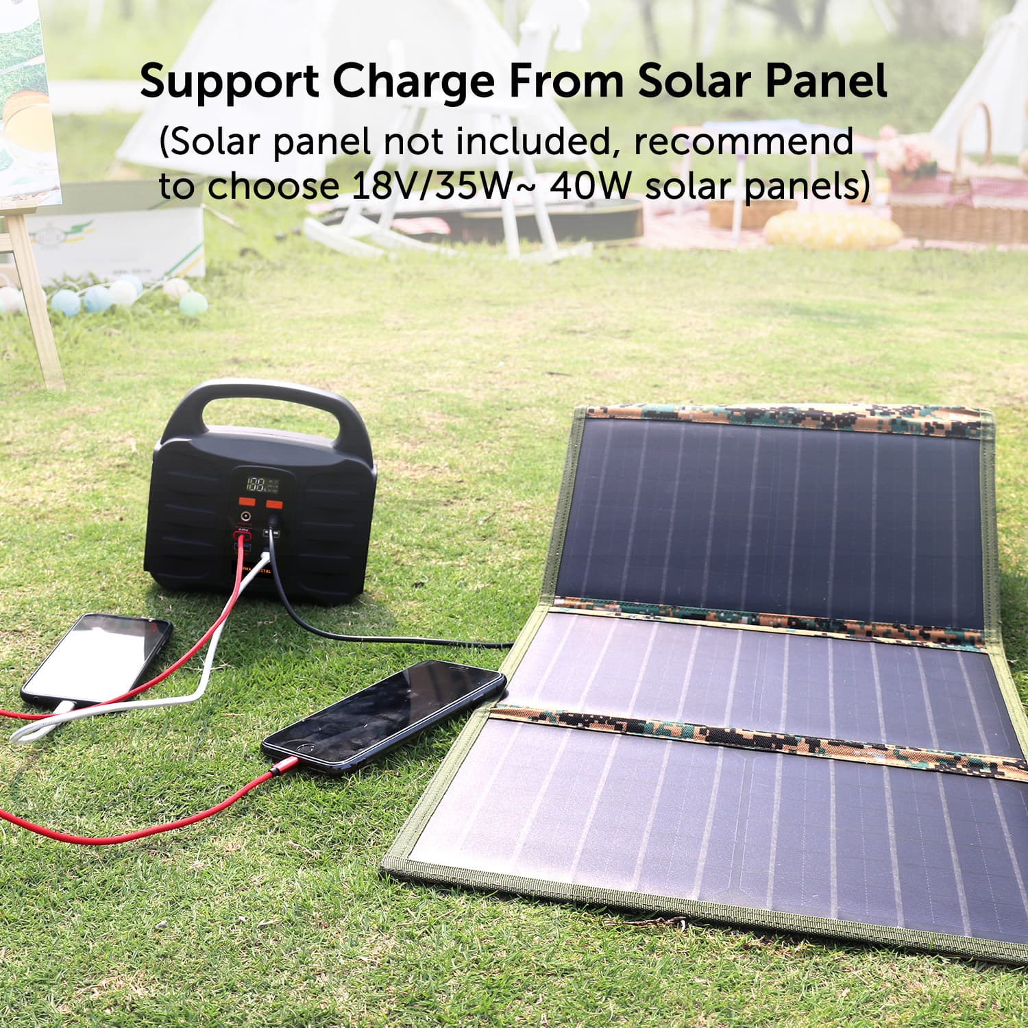 Portable Rechargeable Power Station, Emergency Backup Power, 155Wh/42000mAh, Various Charging Outputs