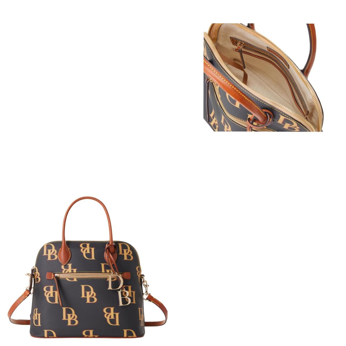 Monogram Large Domed Satchel