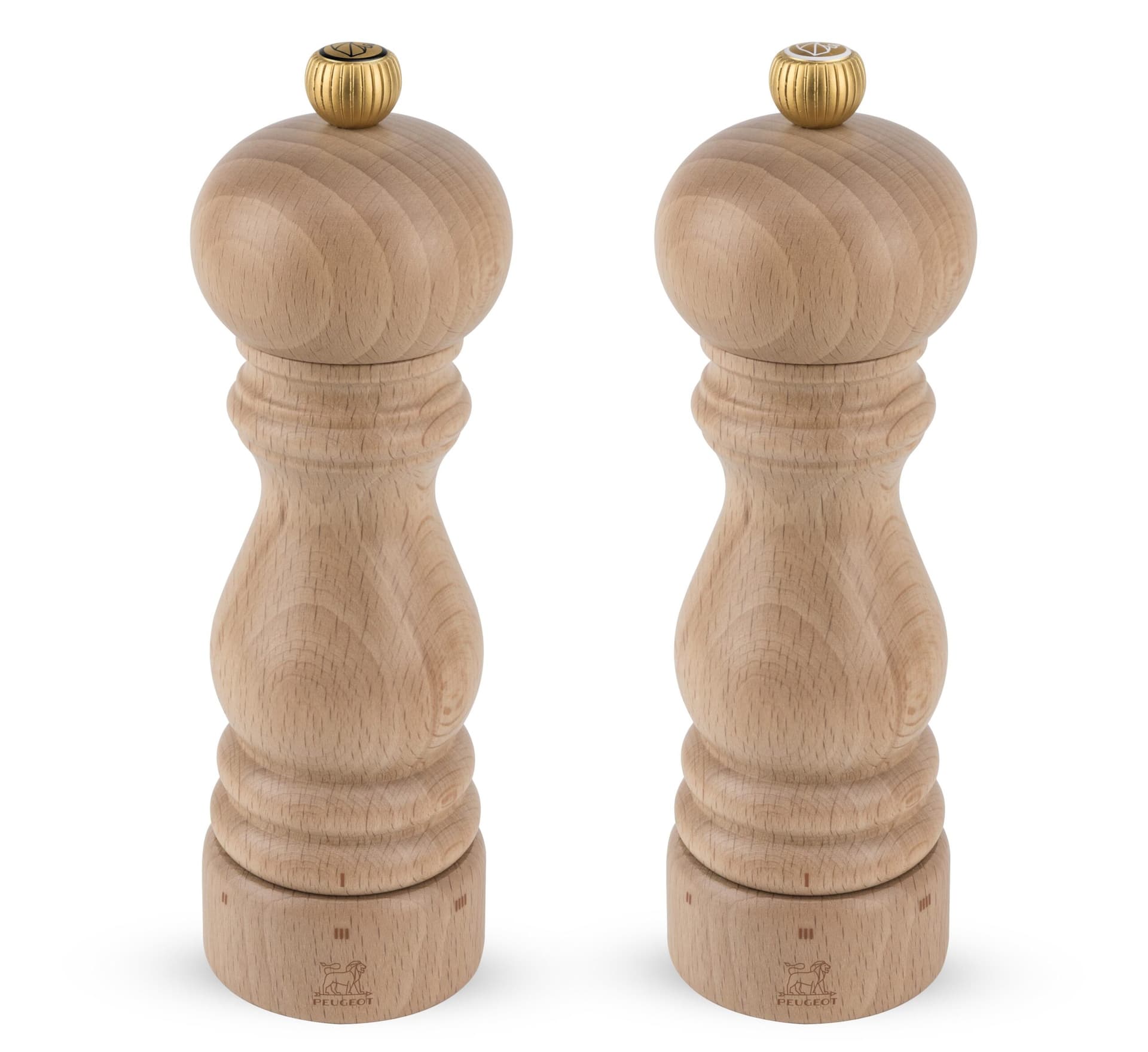 Paris U'Select 18cm Manual Salt and Pepper Mill Duo - Natural