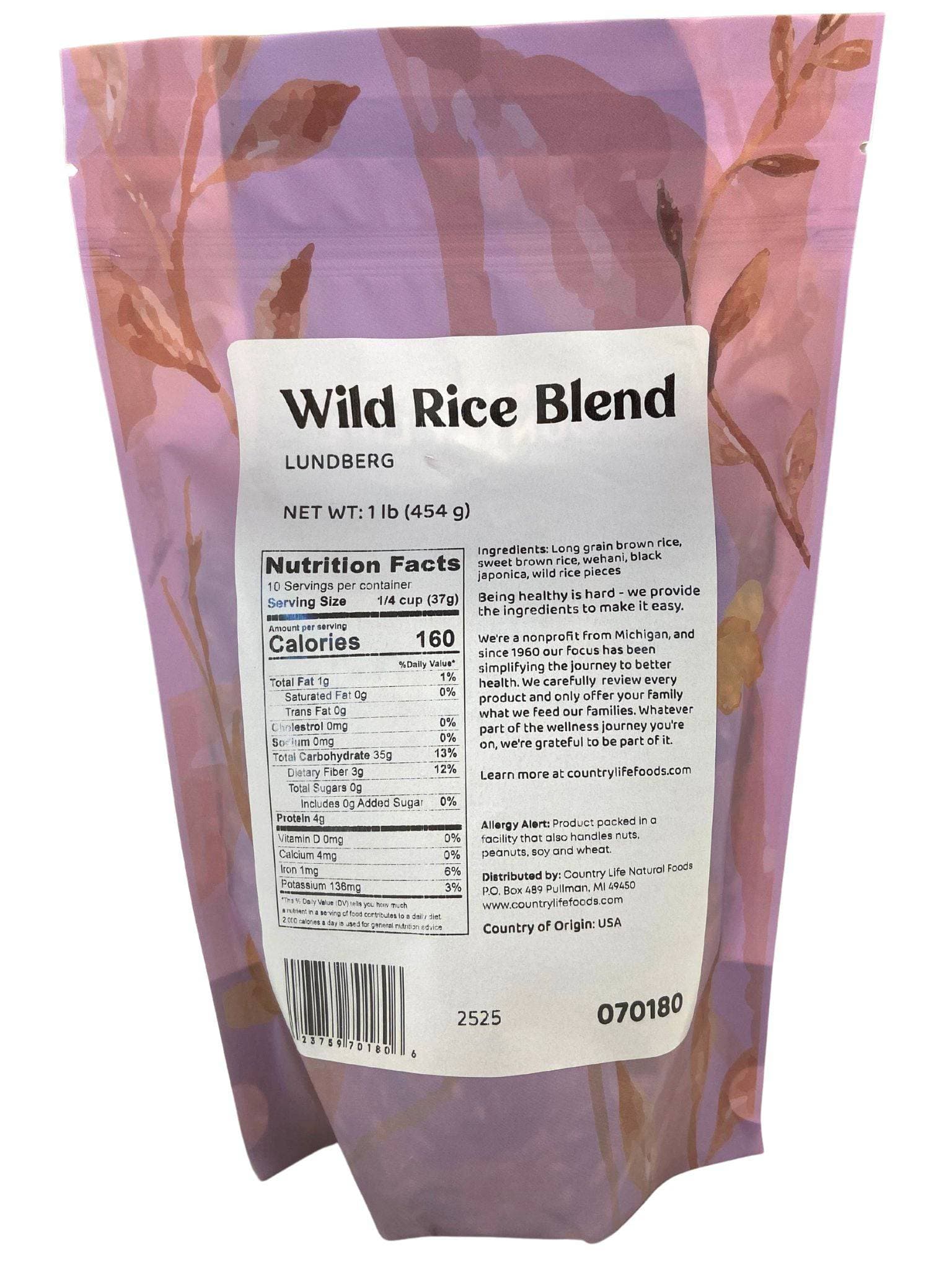 Wild Rice Blend, Lundberg - Country Life Natural Foods