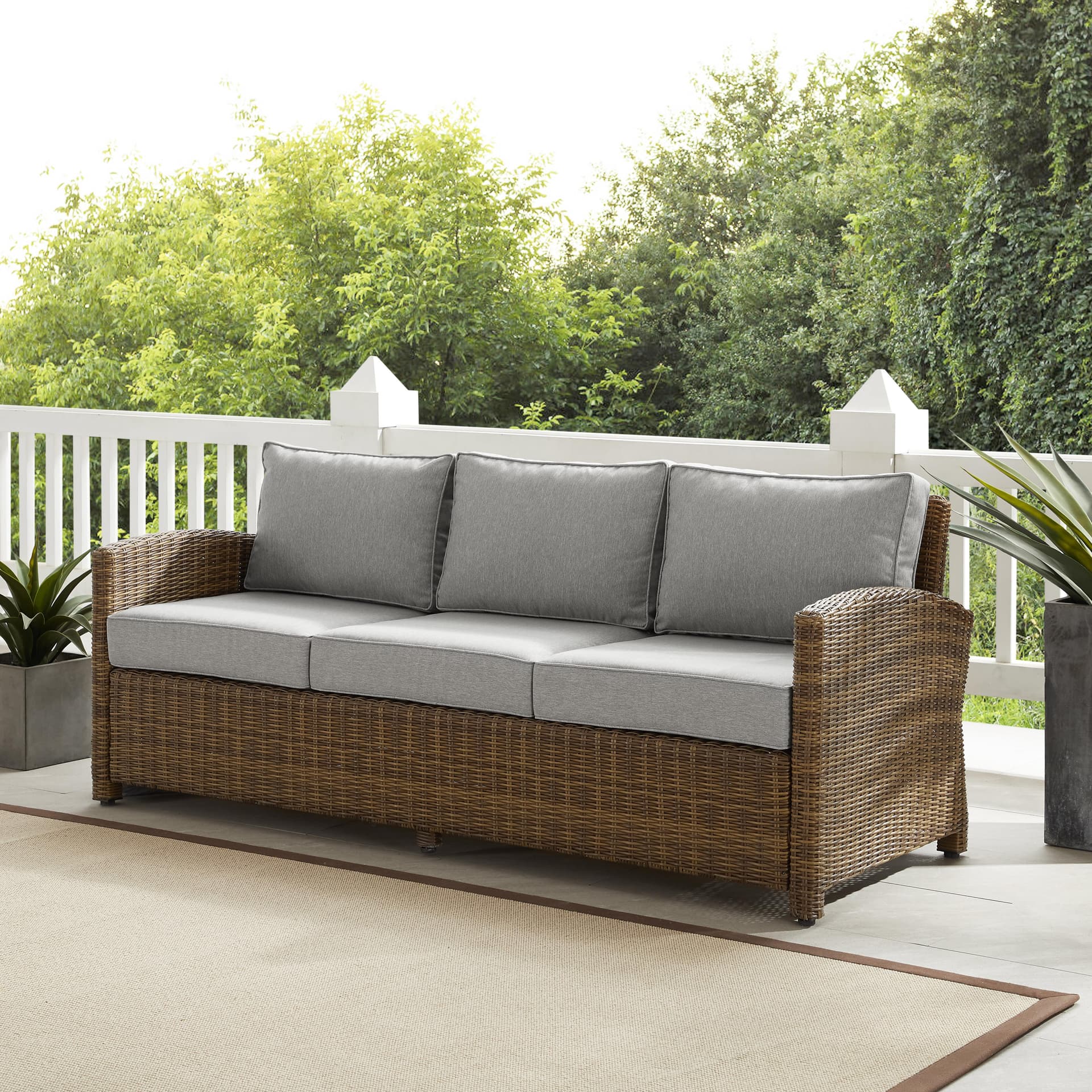 Bradenton Wicker Outdoor Sofa