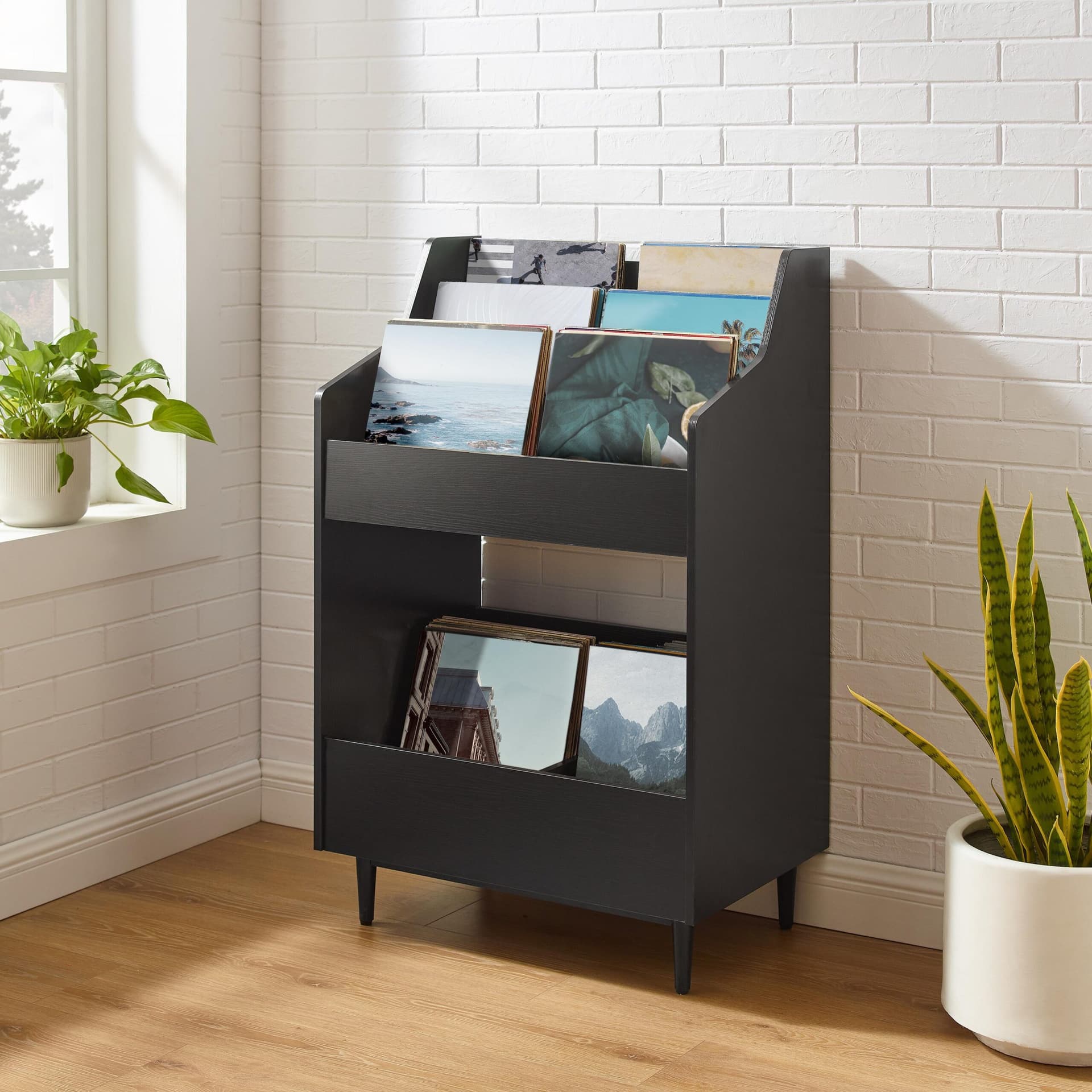Liam Record Storage Stand
