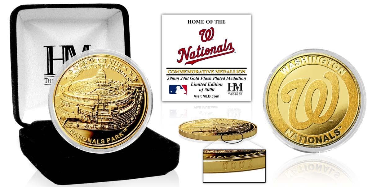 Washington Nationals "Stadium" Gold Coin