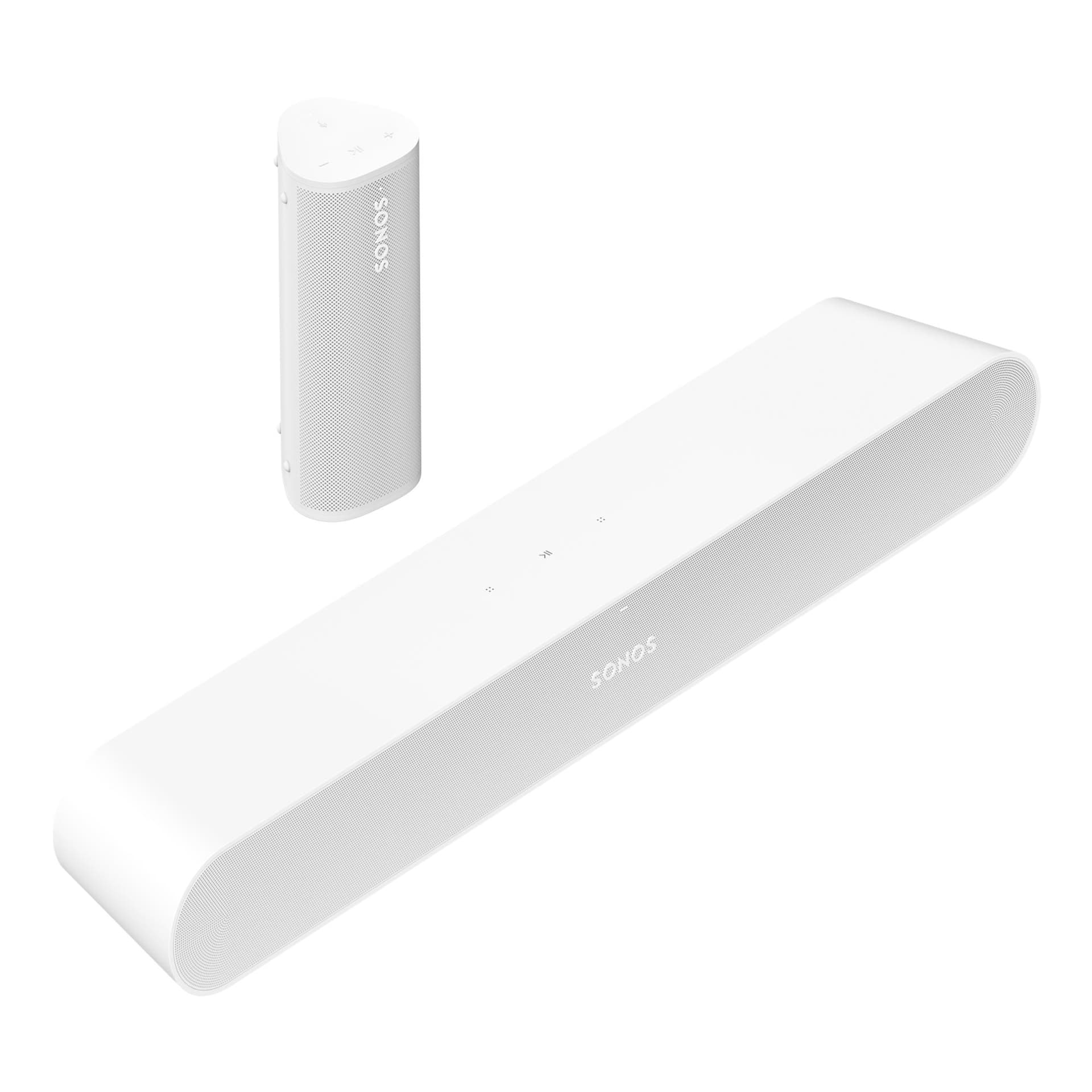 Sonos 2 Room Set with Roam 2 and Ray - White