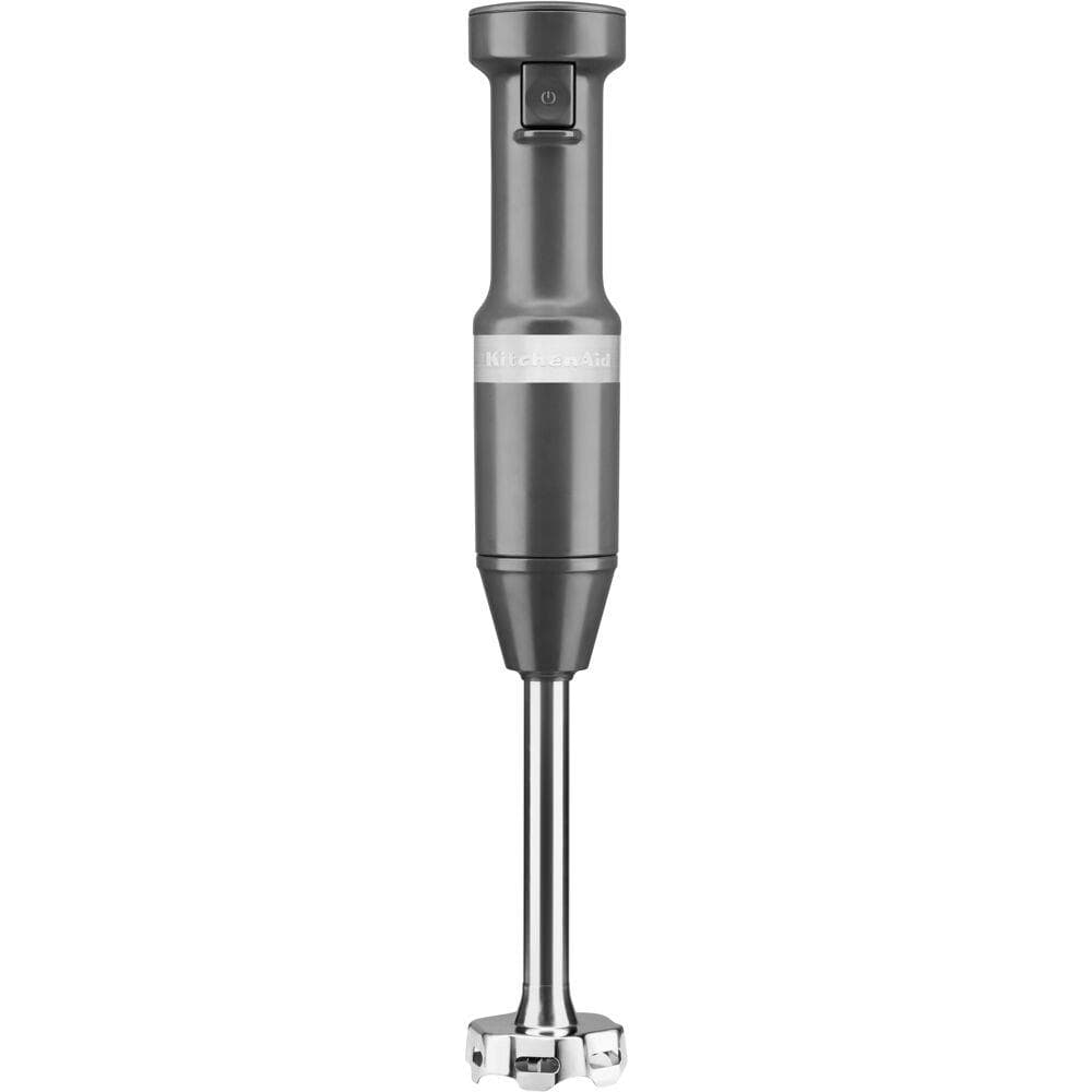 Corded Variable-Speed Immersion Blender in Charcoal Gray with Blending Jar