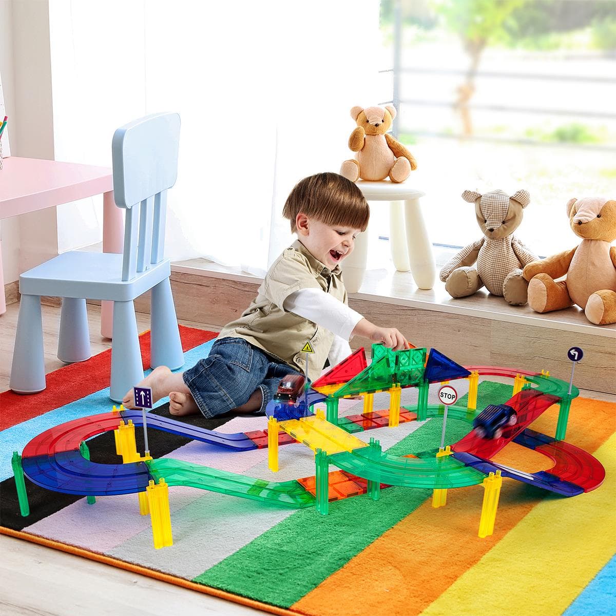 50pc Race Track Builing Blocks