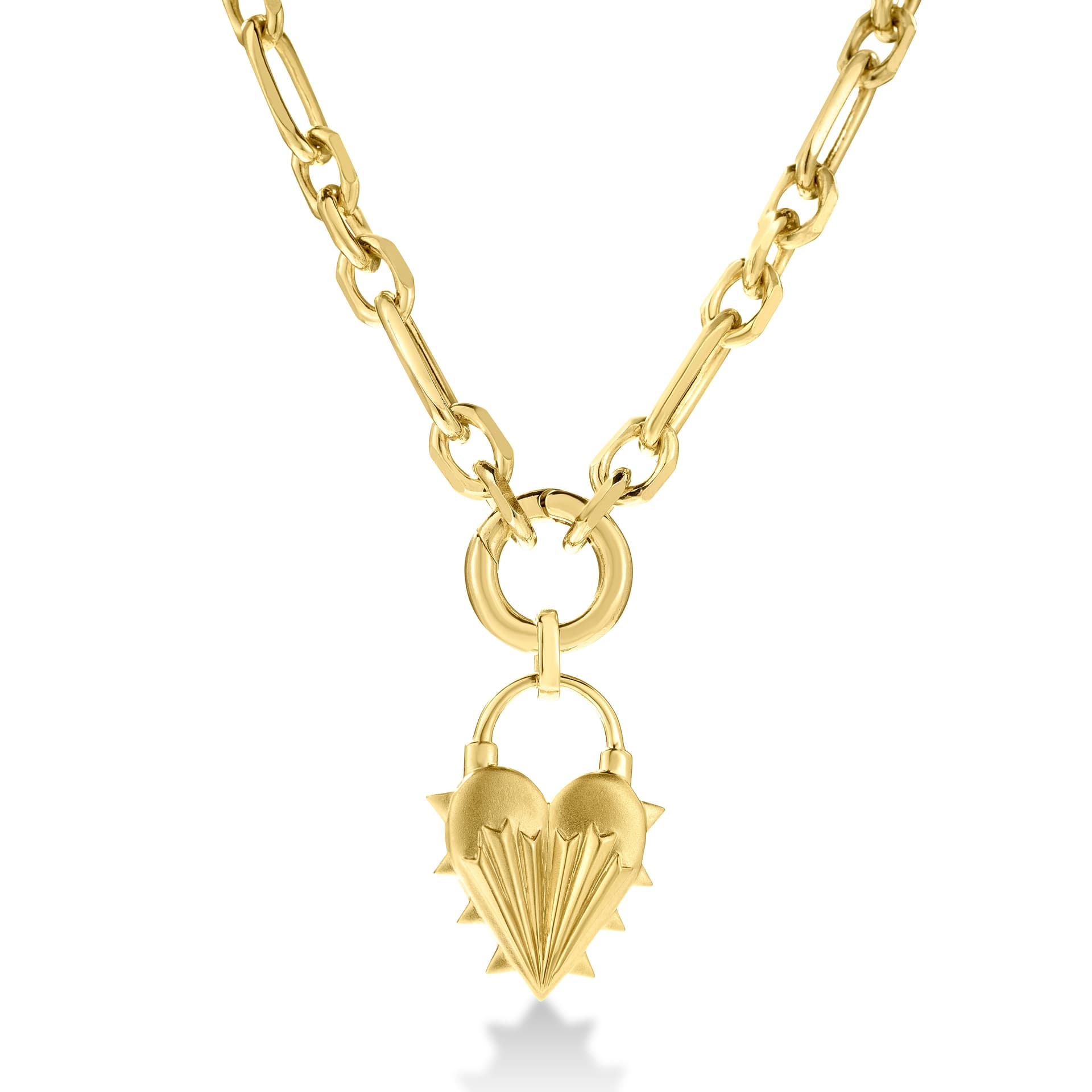 Spiked Heart Necklace