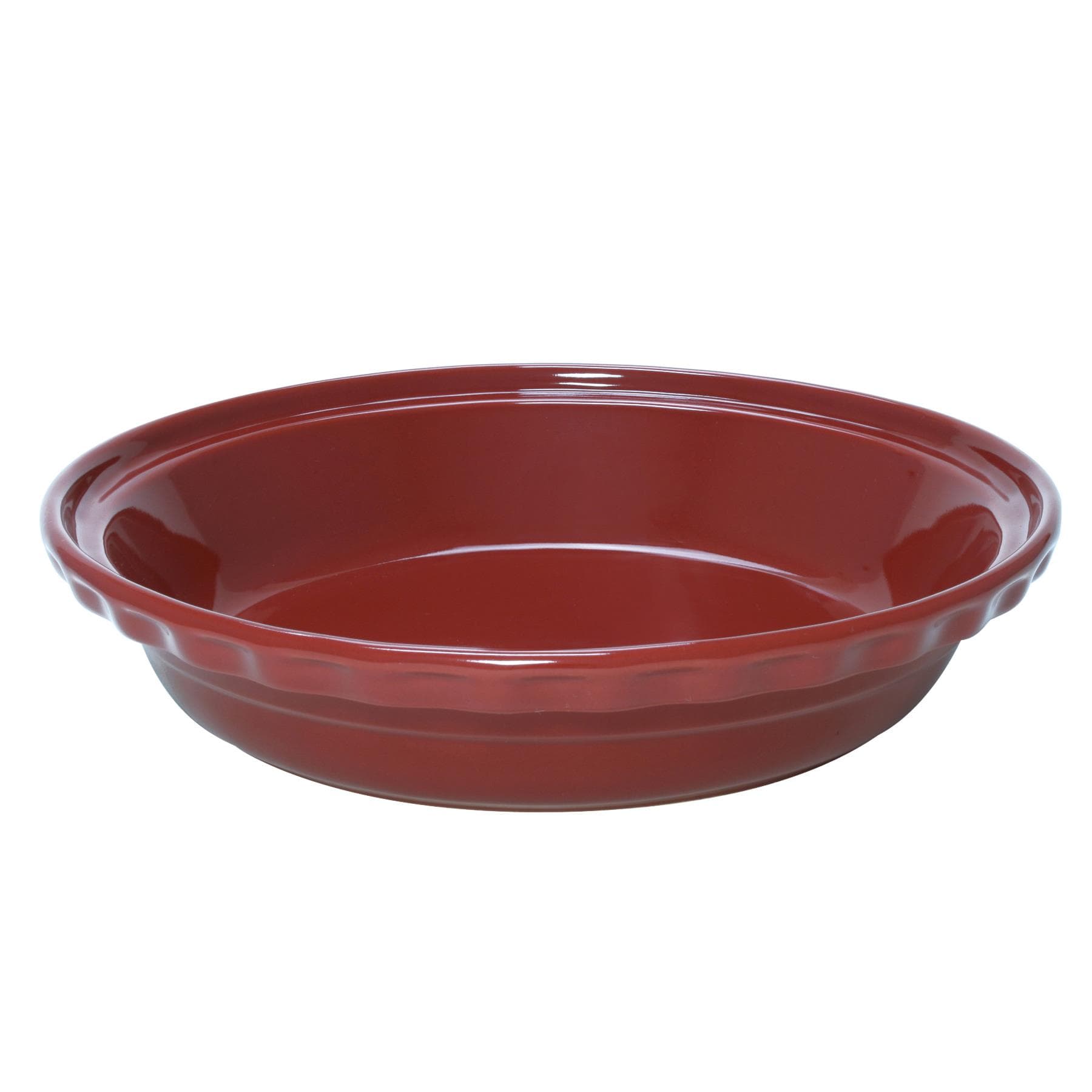 Deep Pie Dish 9", Apple Red