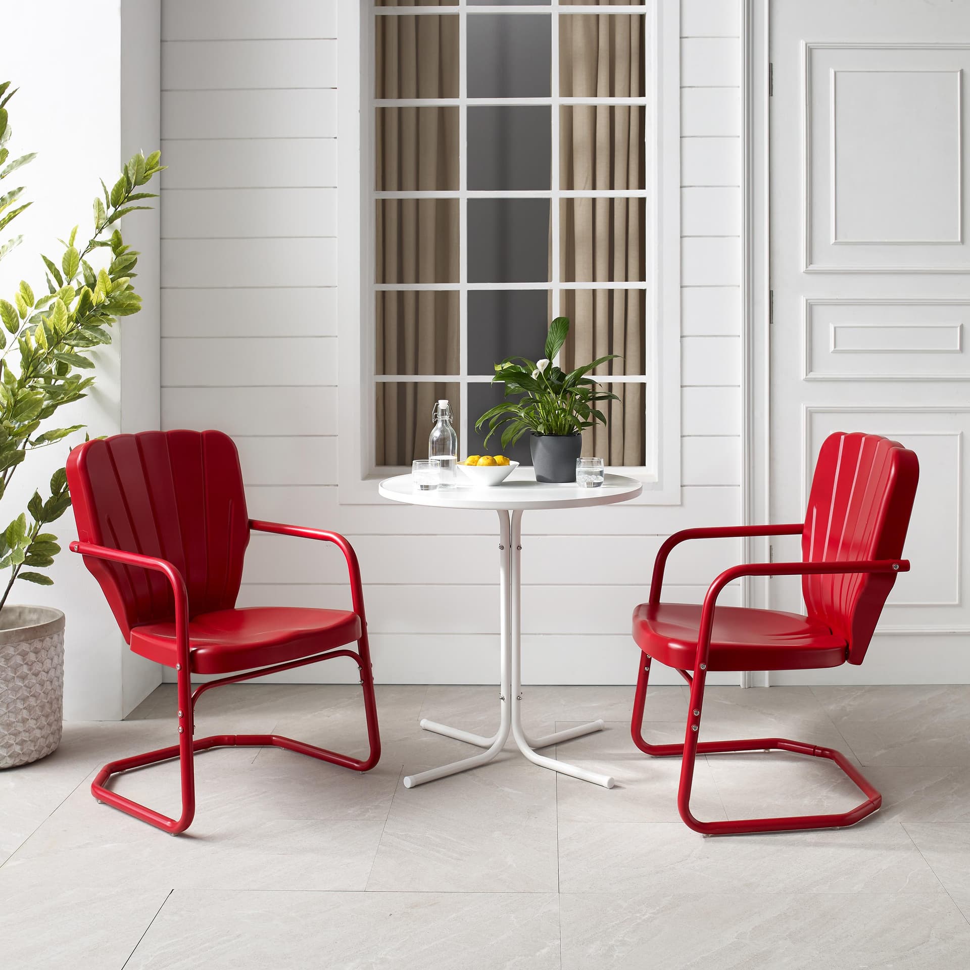 Ridgeland 3Pc Retro Outdoor Bistro Set