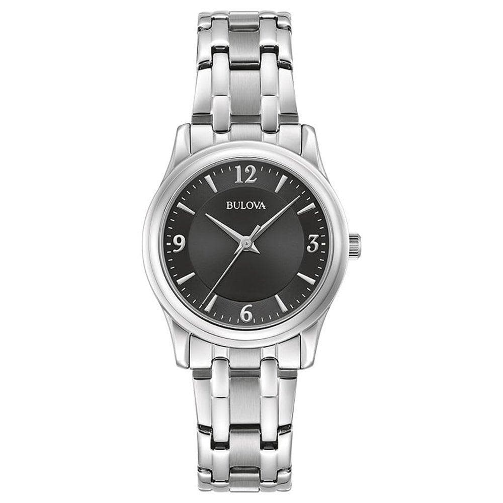 Ladies' Corporate Collection, Silver-tone Bracelet Watch, Black Dial