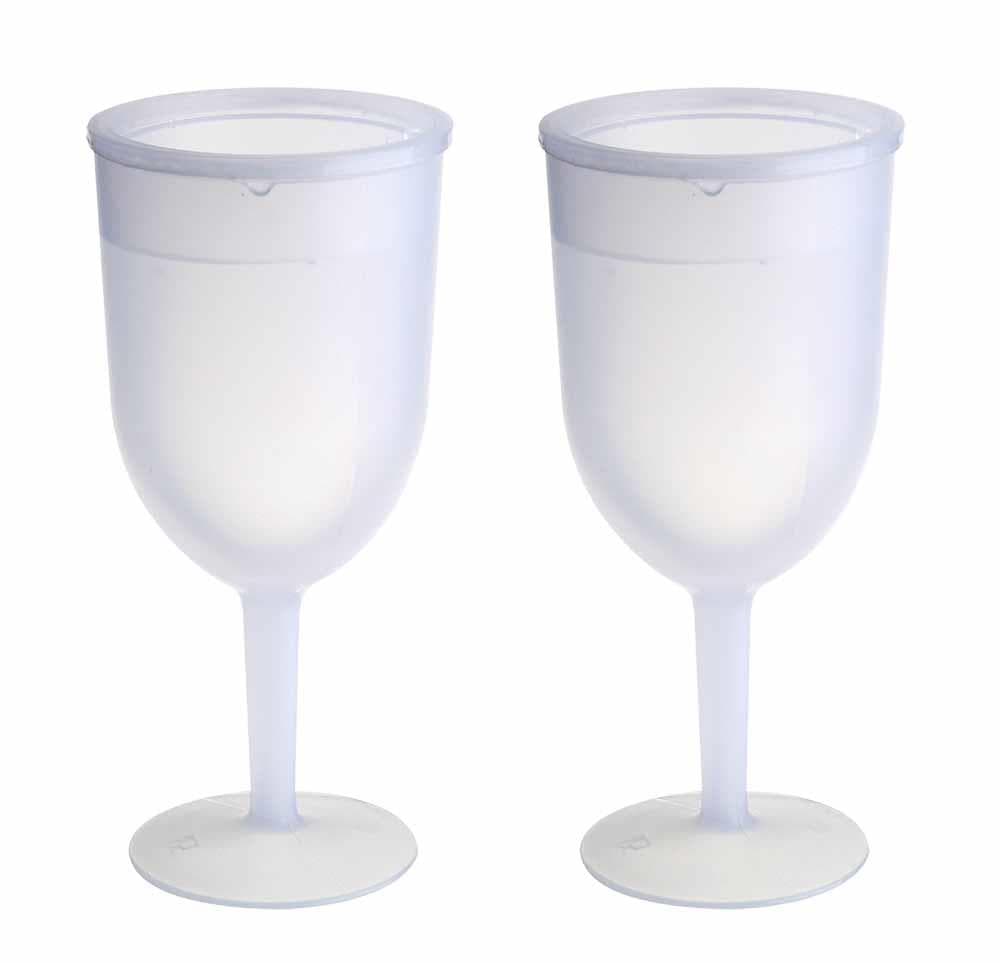 KitchenWorthy Freezer Goblet 2 Pack