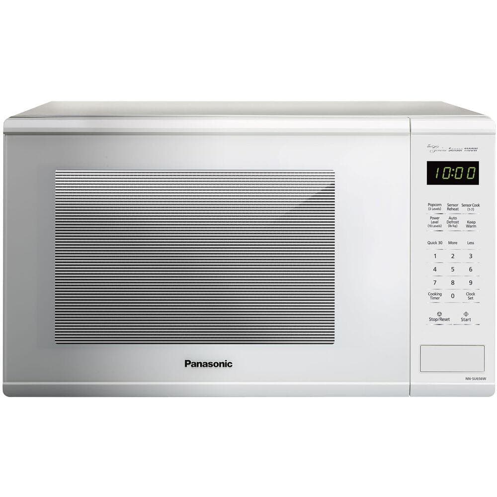 Genius Sensor 1.3-Cu. Ft. 1100W Countertop Microwave Oven in White