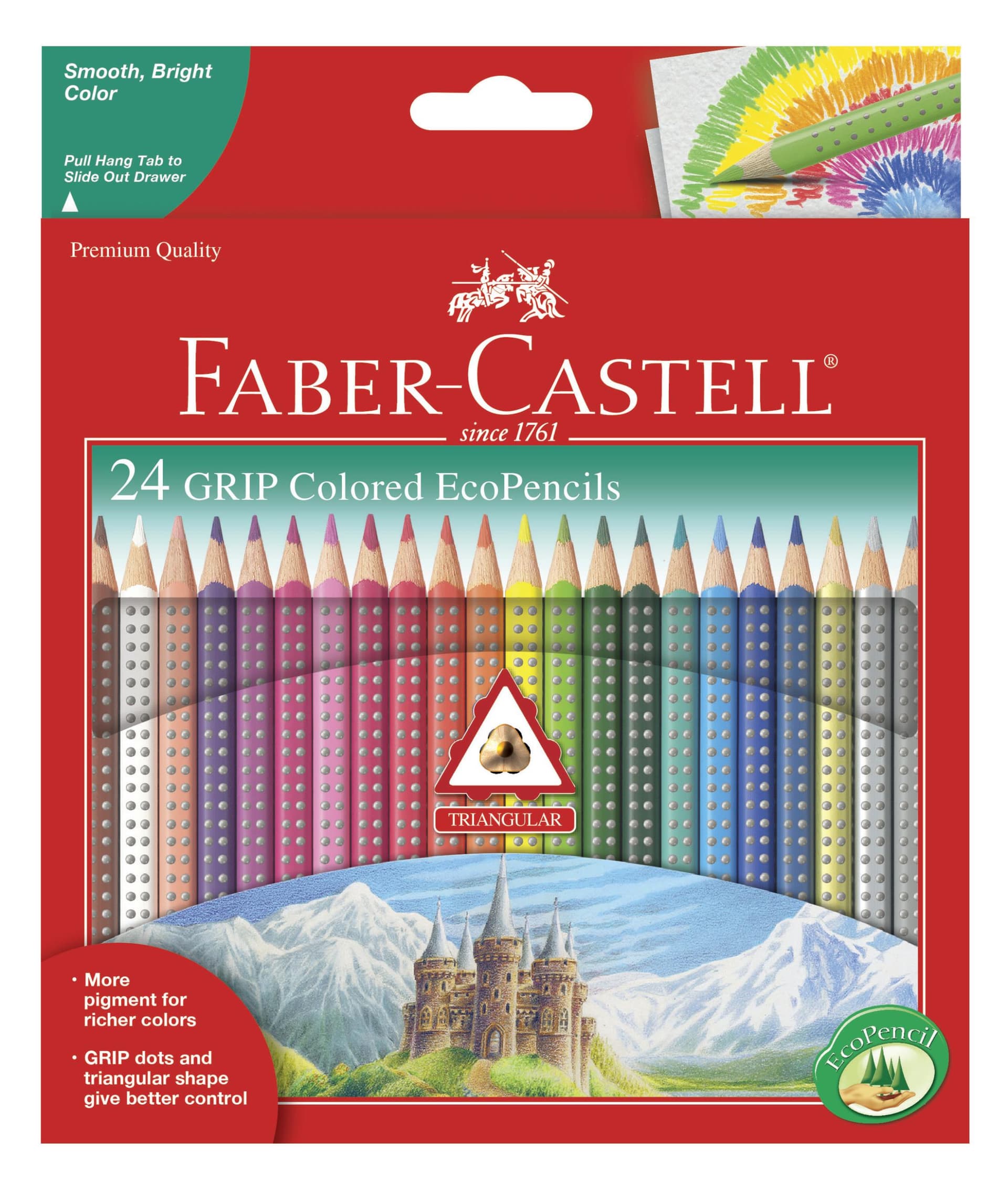 24ct Grip Colored Ecopencils