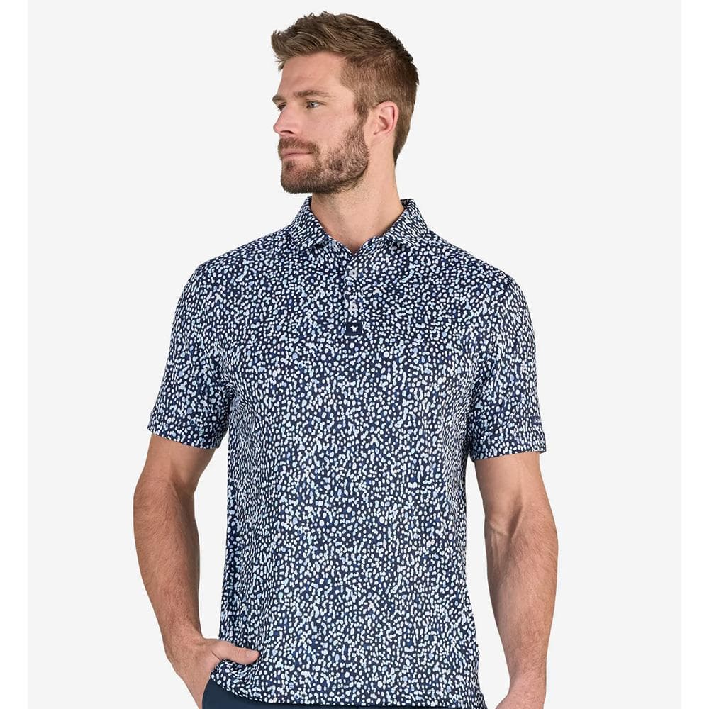Bad Birdie Men's Core Polo-Drippity Drip Remix-XL