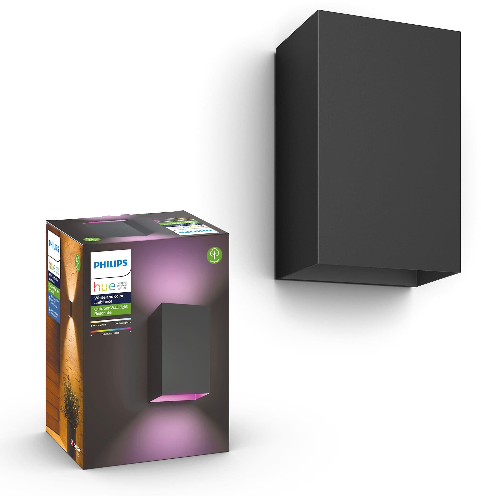 Philips Hue White/Color Resonate Outdoor Wall Light