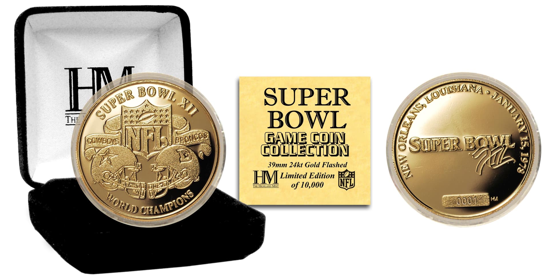Super Bowl XII Flip coin