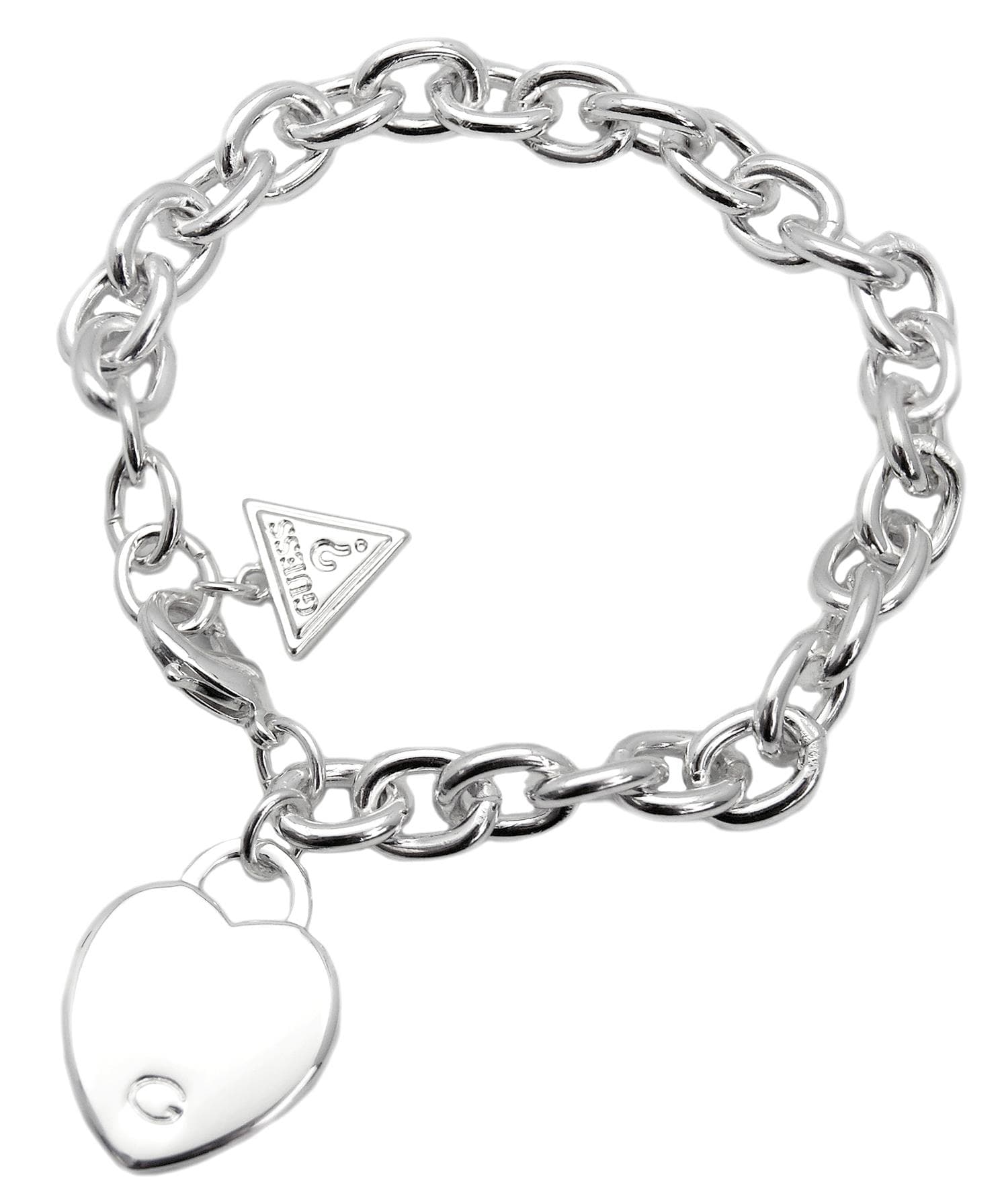 Classic Heart Charm Bracelet - Silver
