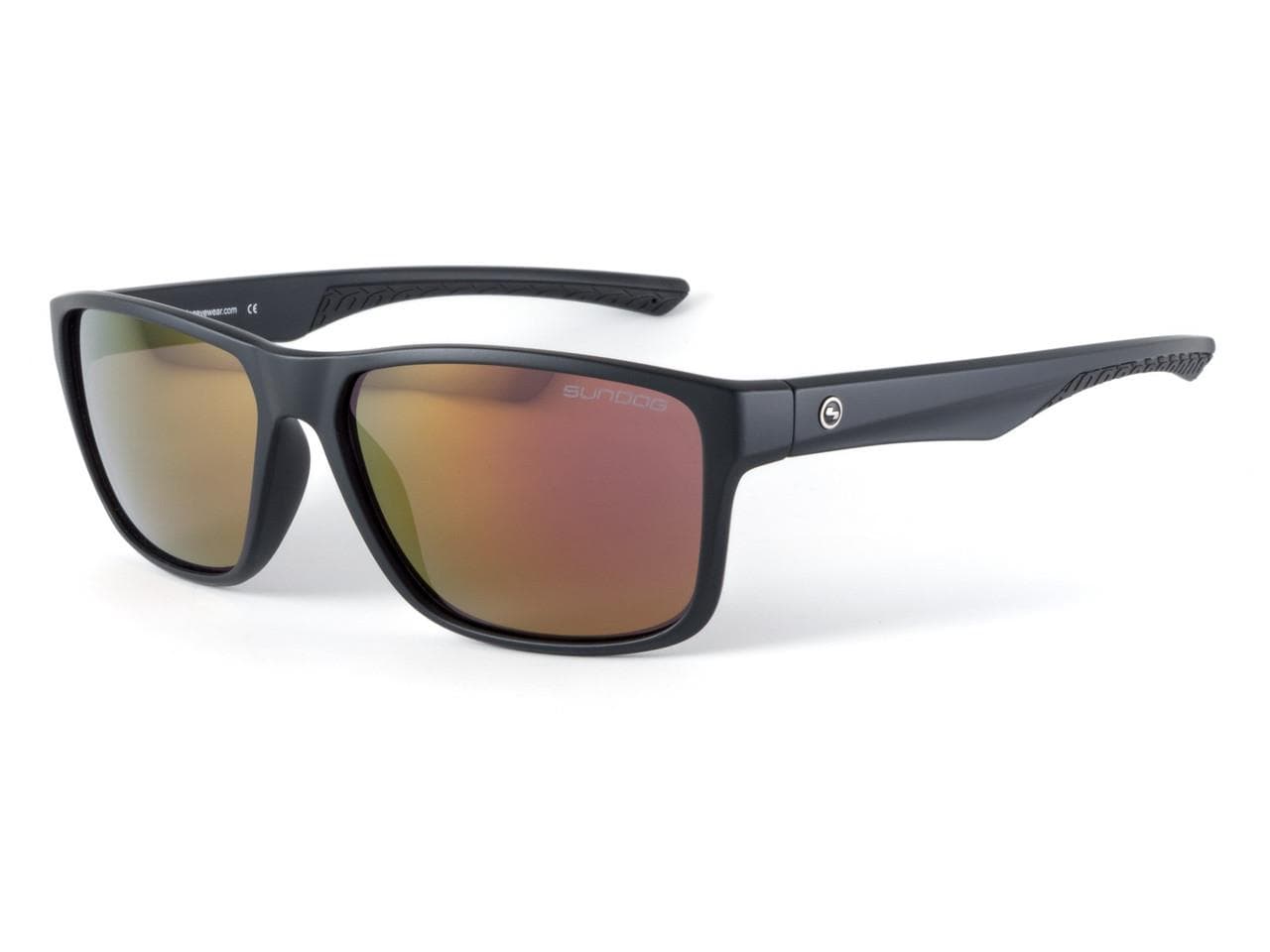 Tread Sunglasses - Matte Black/Grey Red Mirror