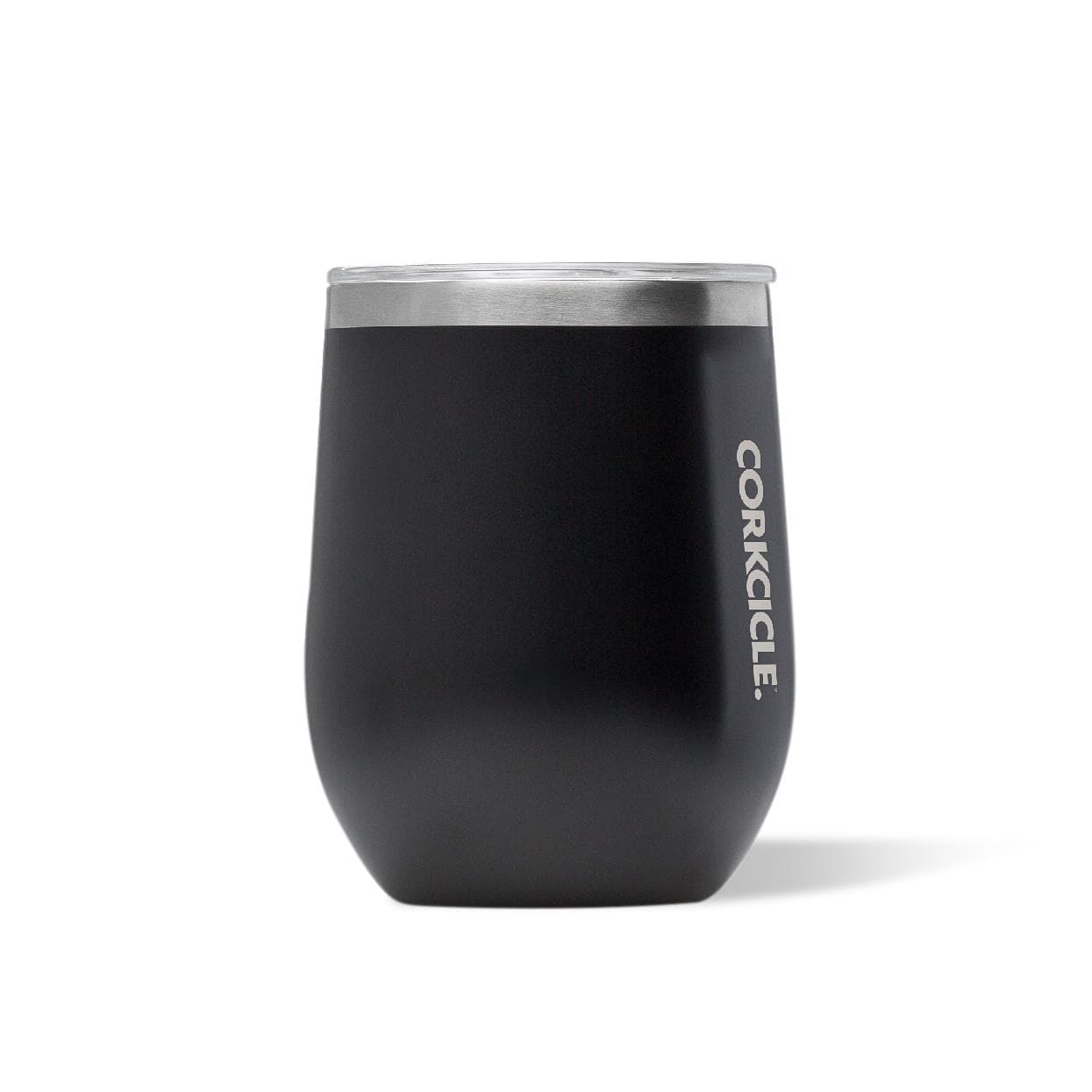 12oz Stemless Wine Cup - Matte Black