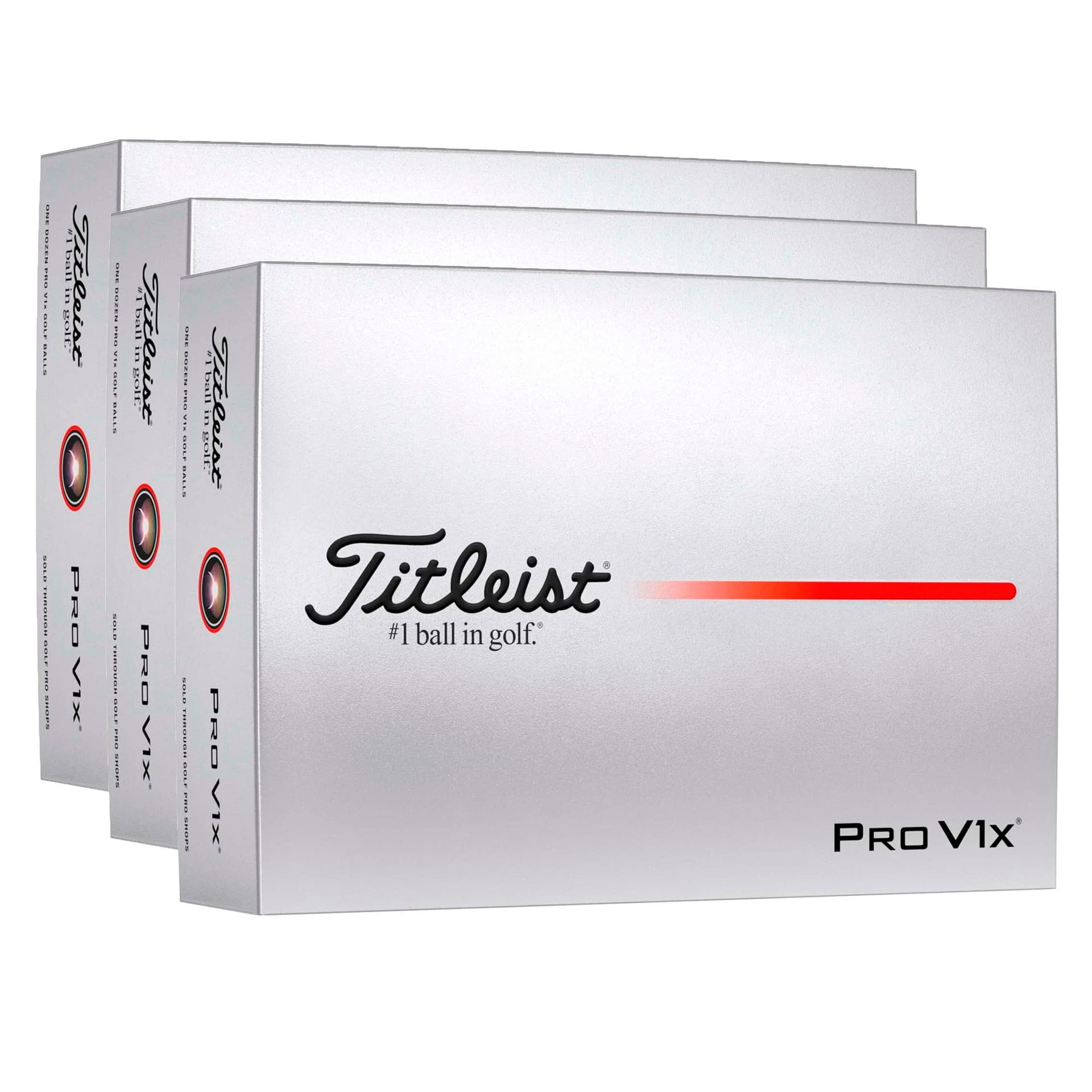 Titleist 2025 ProV1x White Golf Ball Kit - 3 Dozen