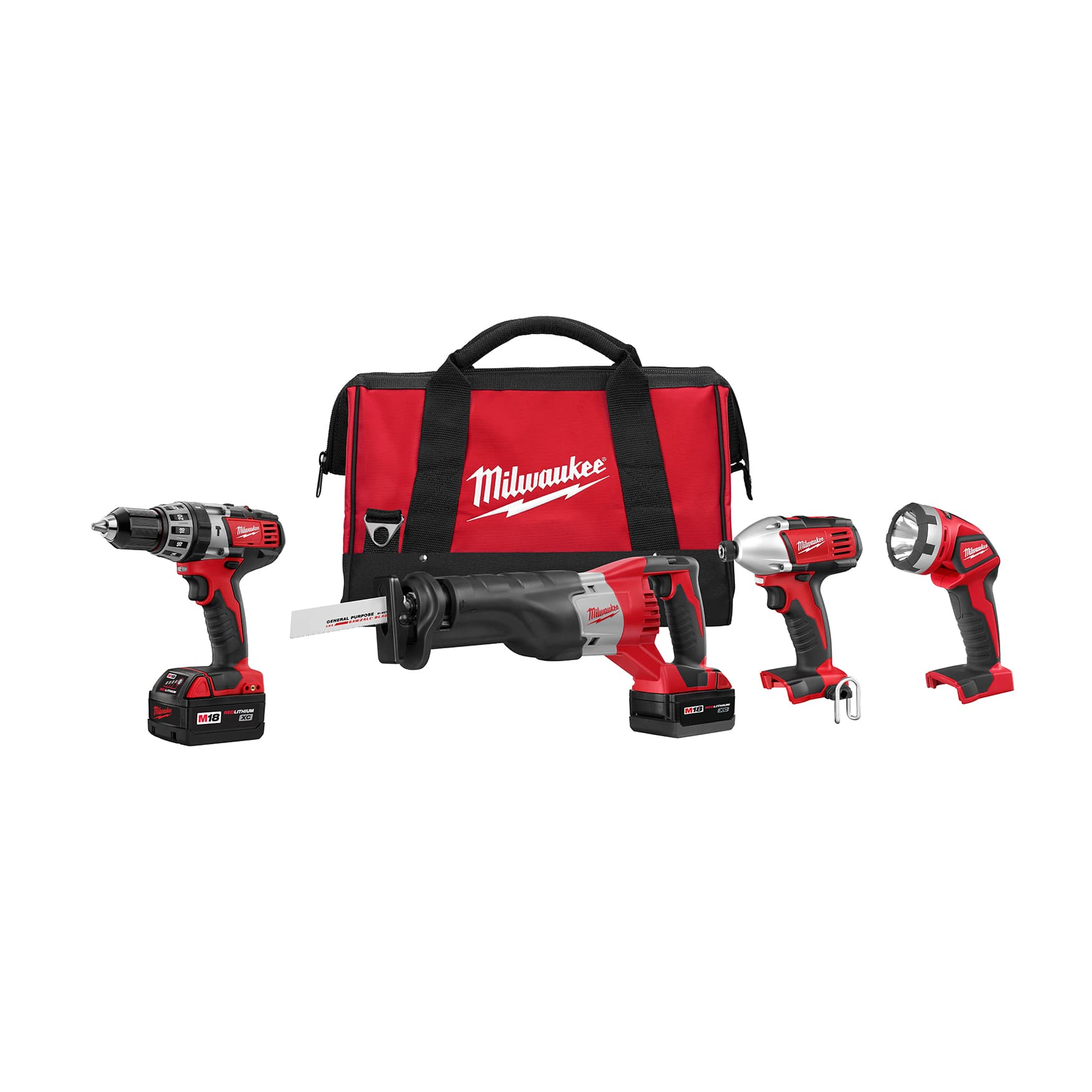 M18 Cordless Li-Ion 4-Tool Combo Kit