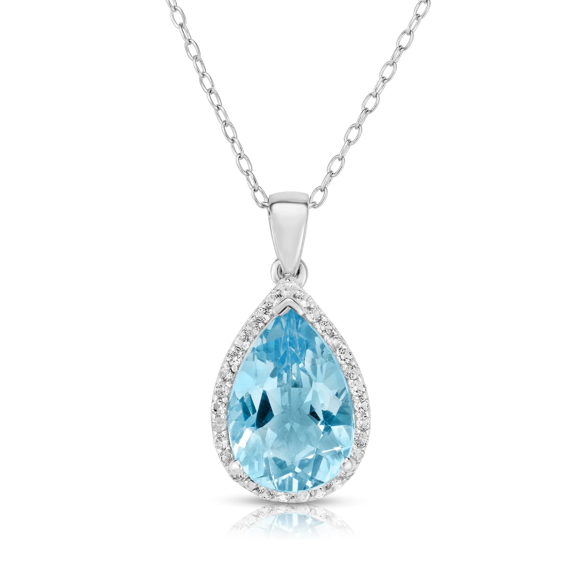 Blue Topaz Necklace