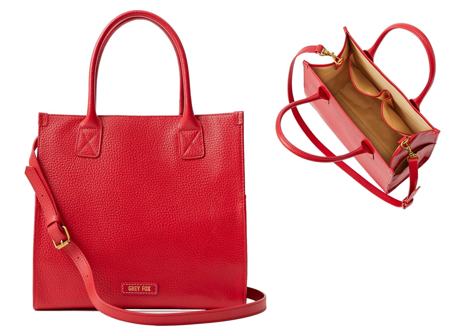 Morgan Tote Leather - Red