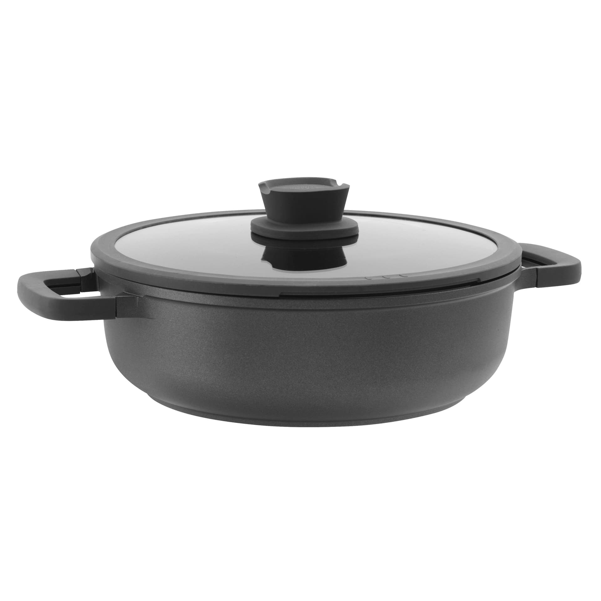 Leo Stone+ Recycled Cast Aluminum Non-Stick Ceramic Covered 5Qt. 2-handled Saut Pan, 11"