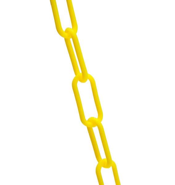 Steelman 100' Yellow Plastic Safety Chain