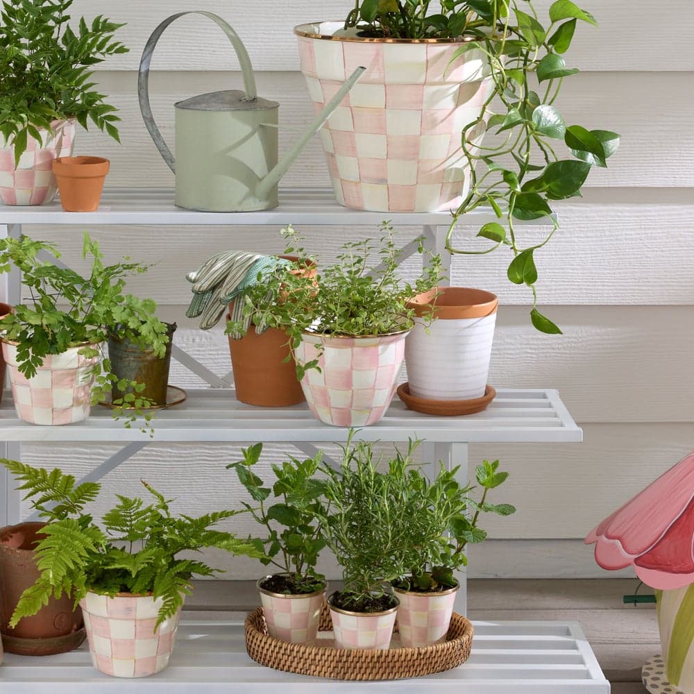 Check Large Flower Pot