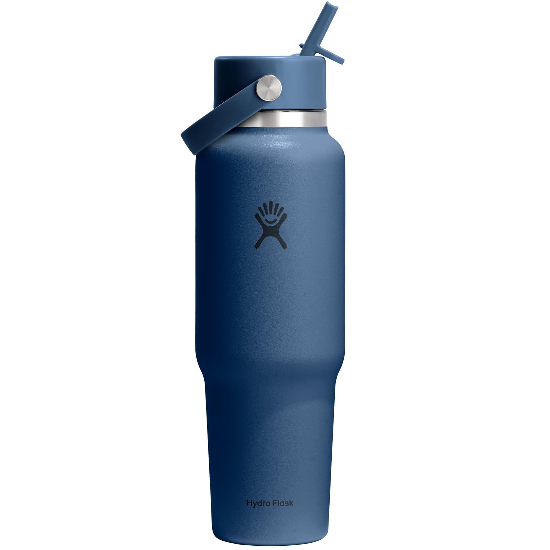 40 oz. Wide Mouth Travel Bottle w/Flex Straw Cap - Harbor Blue
