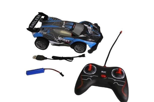 Remote Control Race Car w/Rechargeable Battery and USB Charger Cable
