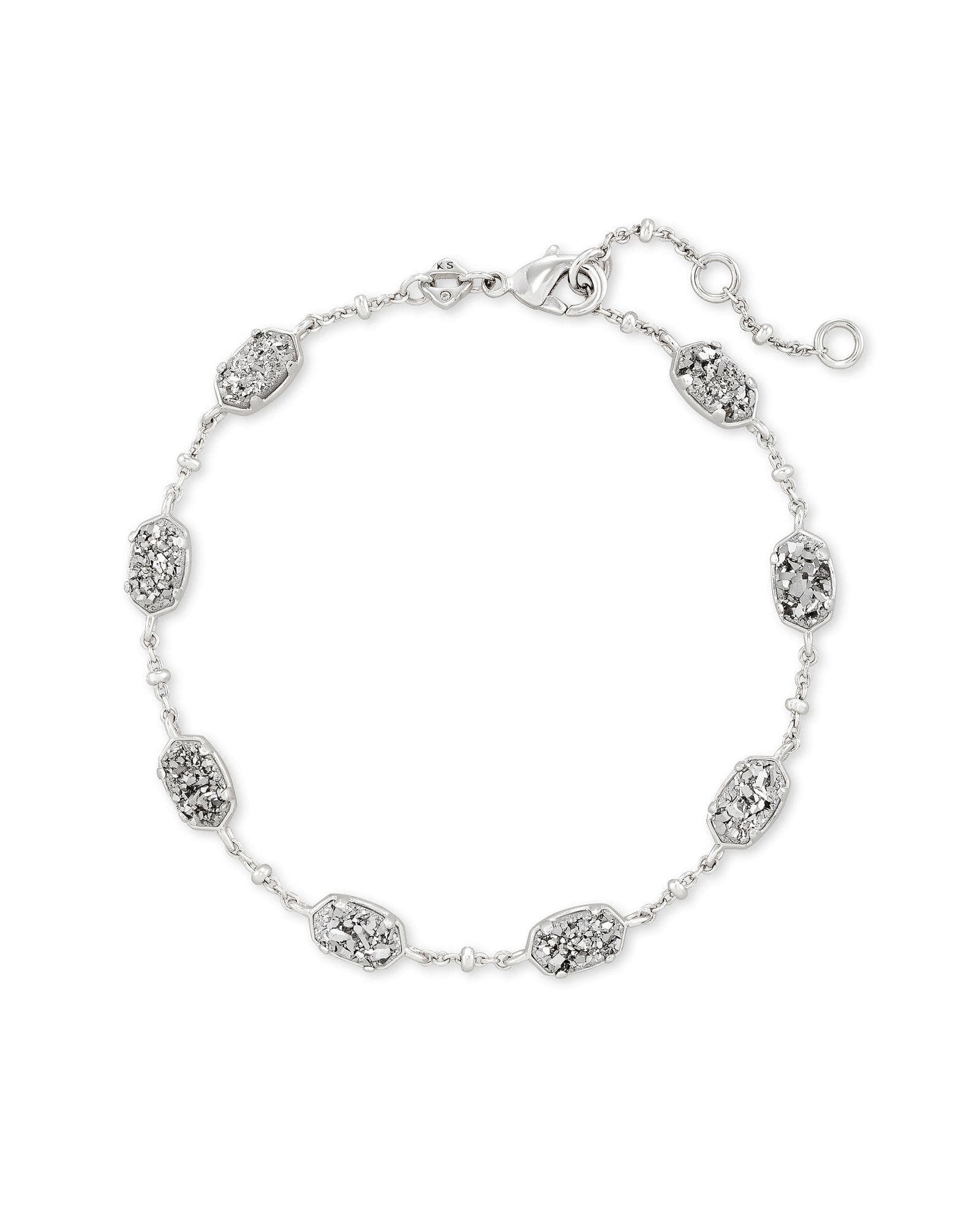 Emilie Link Bracelet Rhod