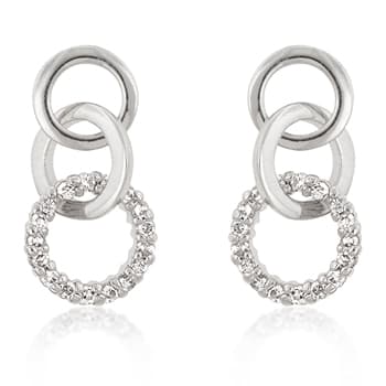 Infinity CZ Earring Set
