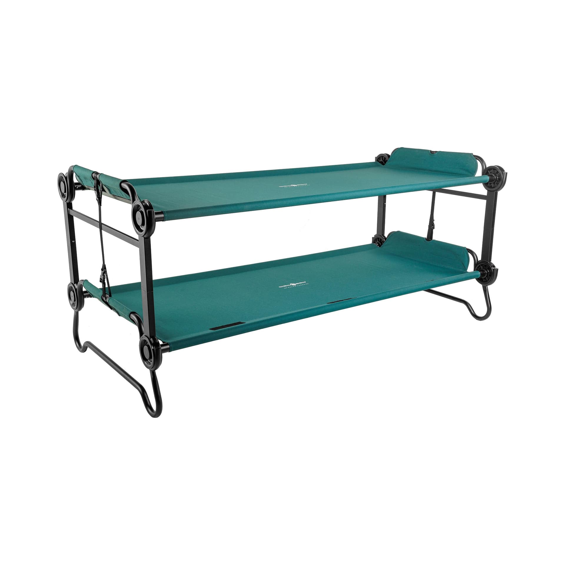 Disc-O-Bed Extra Large Portable, Bunkable Cot System - Green