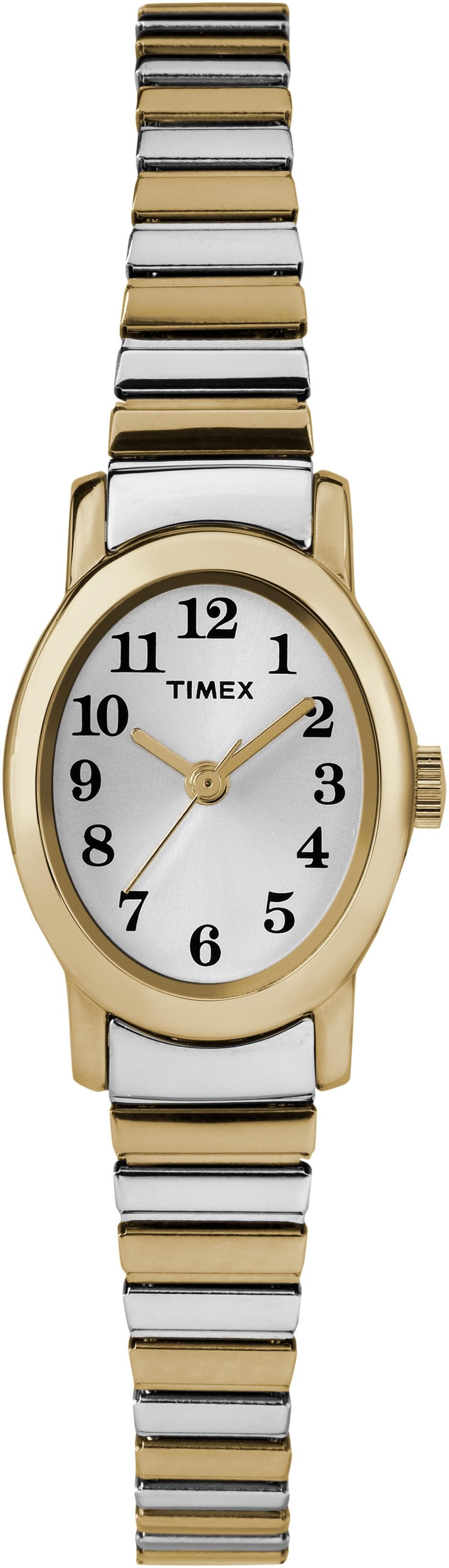 Women's Two Tone Mother-of-Pearl Expansion Watch